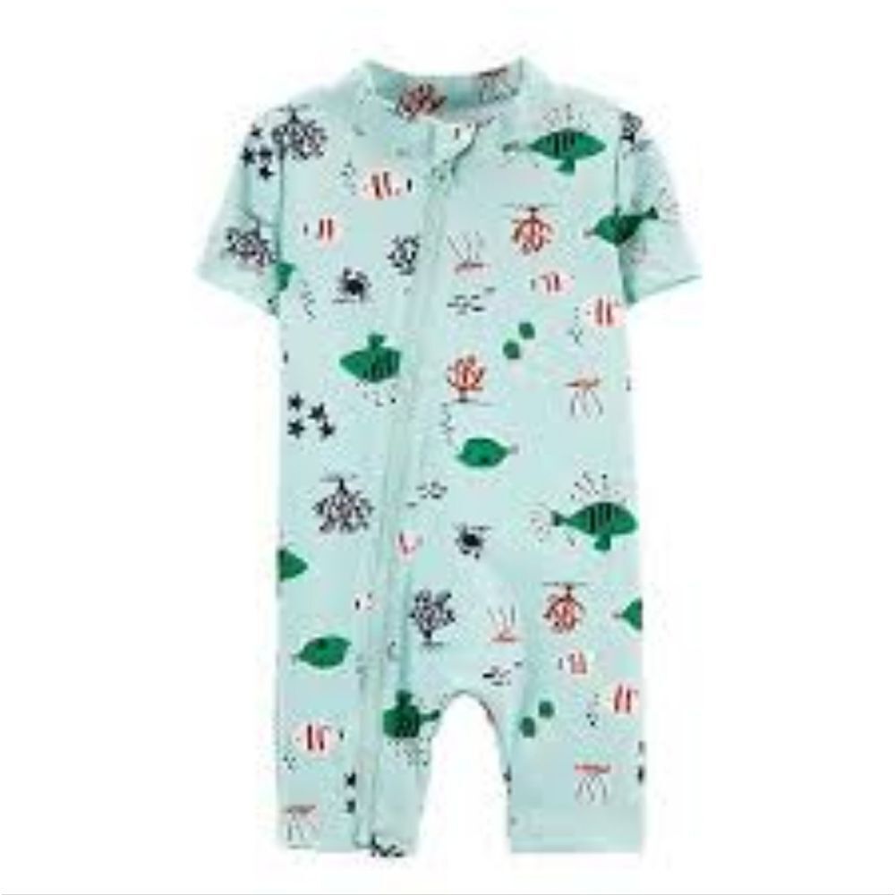  Boy Carter's Sea Creatures Rashguard ,24 month